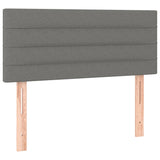 Headboard Dark Grey 100 cm Fabric - Front View