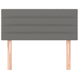 Headboard Dark Grey 100 cm Fabric
