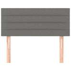Headboard Dark Grey 100 cm Fabric