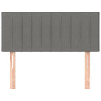Headboard Dark Grey 100 cm Fabric