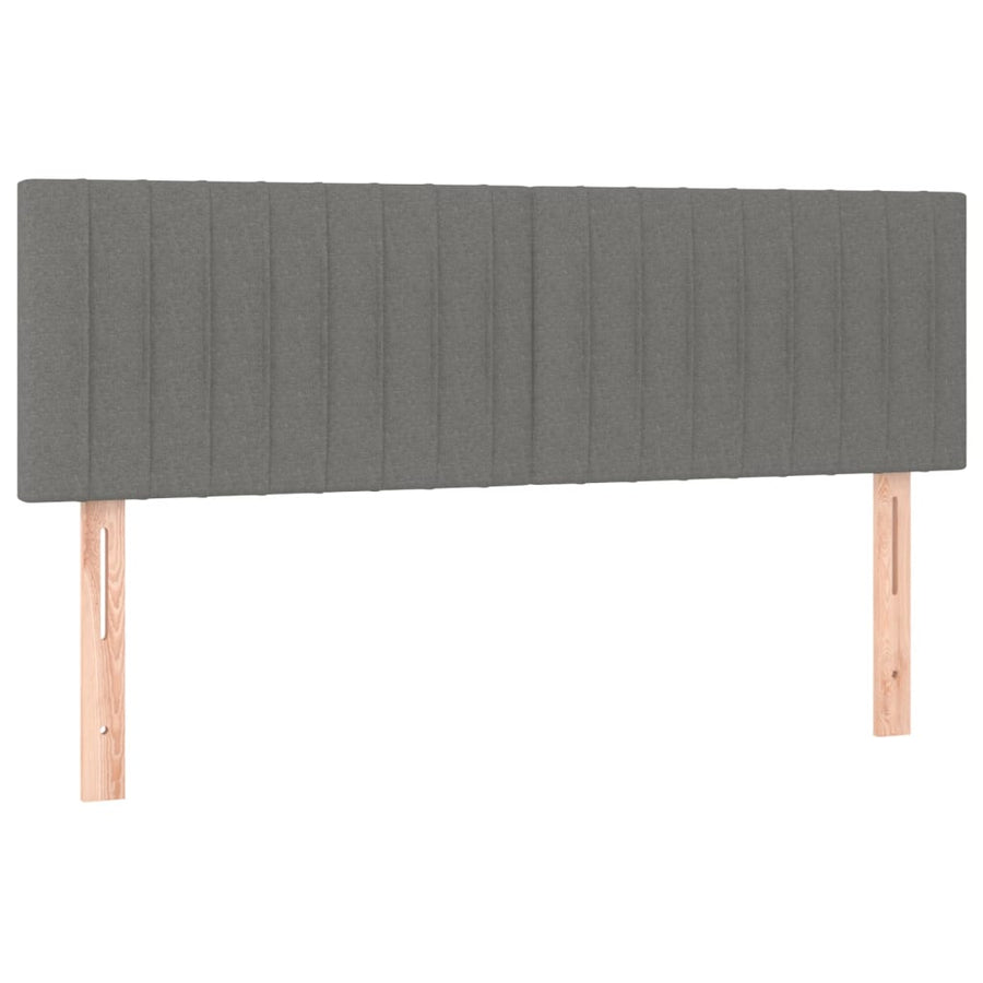 Headboards 2 pcs Dark Grey 72 cm Fabric