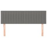 Headboards 2 pcs Dark Grey 72 cm Fabric