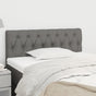 Headboard Dark Grey 100 cm Fabric