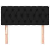 Headboard Black 100 cm Fabric