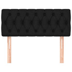 Headboard Black 100 cm Fabric