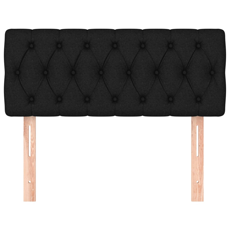 Headboard Black 100 cm Fabric