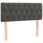Headboard Dark Grey 100 cm Velvet
