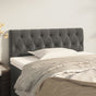 Headboard Dark Grey 100 cm Velvet