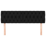 Headboards 2 pcs Black 80 cm Fabric