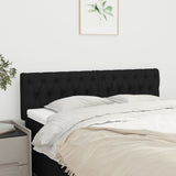 Headboards 2 pcs Black 80 cm Fabric