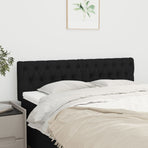 Headboards 2 pcs Black 80 cm Fabric