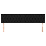 Headboards 2 pcs Black 100 cm Fabric