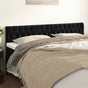 Headboards 2 pcs Black 100 cm Velvet