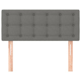 Headboard Dark Grey 100 cm Fabric