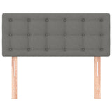 Headboard Dark Grey 100 cm Fabric - Side View
