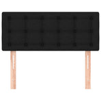 Headboard Black 100 cm Fabric