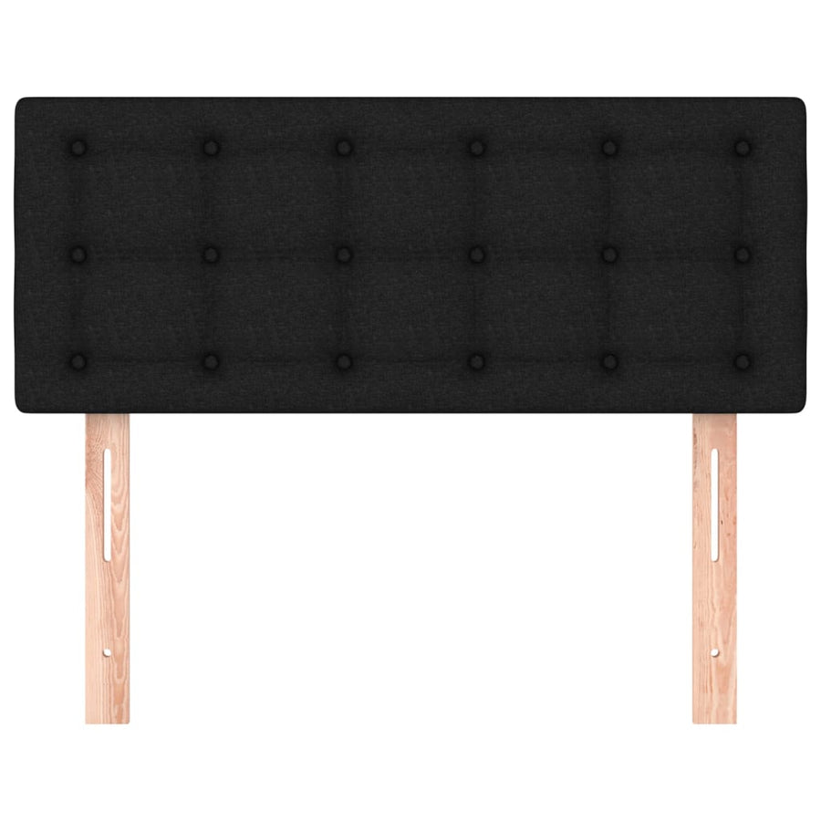 Headboard Black 100 cm Fabric