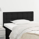 Headboard Black 100 cm Fabric