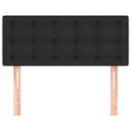 Headboard Black 100 cm Faux Leather
