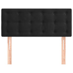 Headboard Black 100 cm Velvet