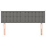 Headboards 2 pcs Dark Grey 72 cm Fabric