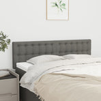 Headboards 2 pcs Dark Grey 72 cm Fabric