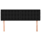 Headboards 2 pcs Black 72 cm Fabric