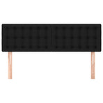 Headboards 2 pcs Black 72 cm Fabric