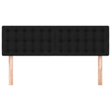 Headboards 2 pcs Black 72 cm Fabric - Side View