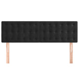 Headboards 2 pcs Black 72 cm Velvet - Side View