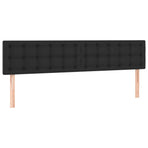 Headboards 2 pcs Black 80 cm Faux Leather