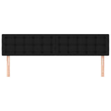Headboards 2 pcs Black 100 cm Fabric