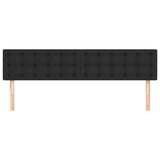 Headboards 2 pcs Black 100 cm Faux Leather