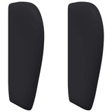 Headboard Ear Black 40 x 23 x 6 cm PVC - Front View