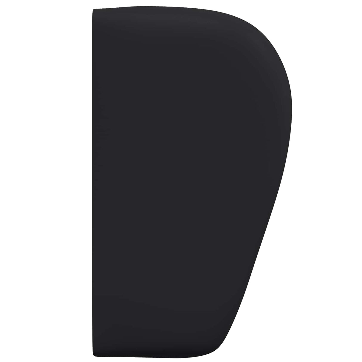 Headboard Ear Black 40 x 23 x 6 cm PVC