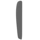 Headboard Ear Dim Grey 80 x 23 x 6 cm Fabric - Low Angle