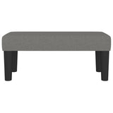 Bench Dark Grey 70x30x30 cm Fabric
