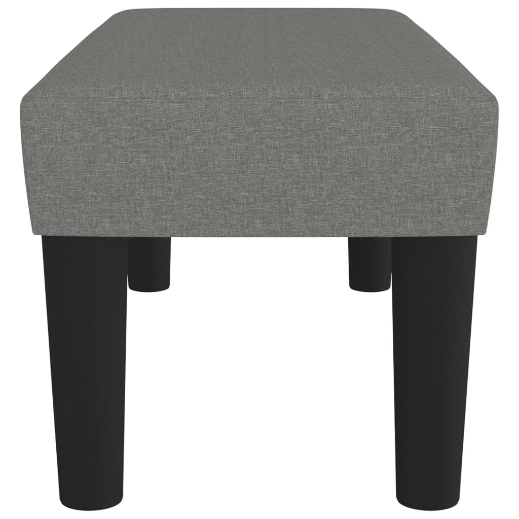 Bench Dark Grey 70x30x30 cm Fabric