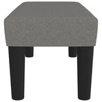 Bench Dark Grey 70x30x30 cm Fabric