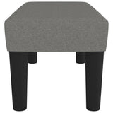 Bench Dark Grey 70x30x30 cm Fabric - Top-Down View
