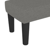 Bench Dark Grey 70x30x30 cm Fabric - 45-Degree Angle