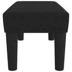 Bench Black 70x30x30 cm Fabric