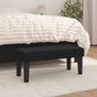 Bench Black 70x30x30 cm Fabric