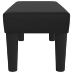 Bench Black 70x30x30 cm Faux Leather