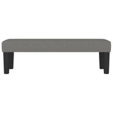 Bench Dark Grey 100x30x30 cm Fabric