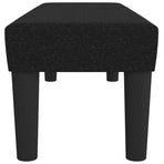 Bench Black 100x30x30 cm Fabric