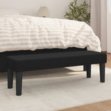 Bench Black 100x30x30 cm Fabric