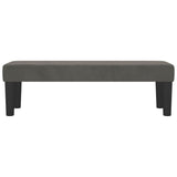 Bench Dark Grey 100x30x30 cm Velvet