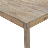 5 Piece Dining Set Solid Wood Acacia