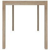 7 Piece Dining Set Solid Wood Acacia - 45-Degree Angle
